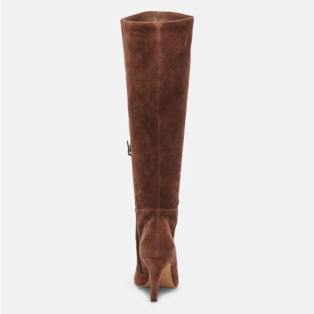 Dolce Vita wide calf boots in suede leather (fits like a size 6) - Picture 5 of 6